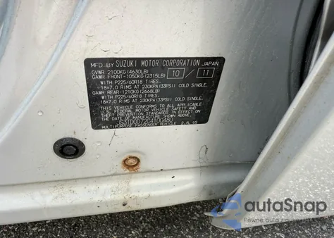 2012 Suzuki Grand Vitara Jlx z USA, uszkodzony, nr VIN JS3TD0D72C4100480